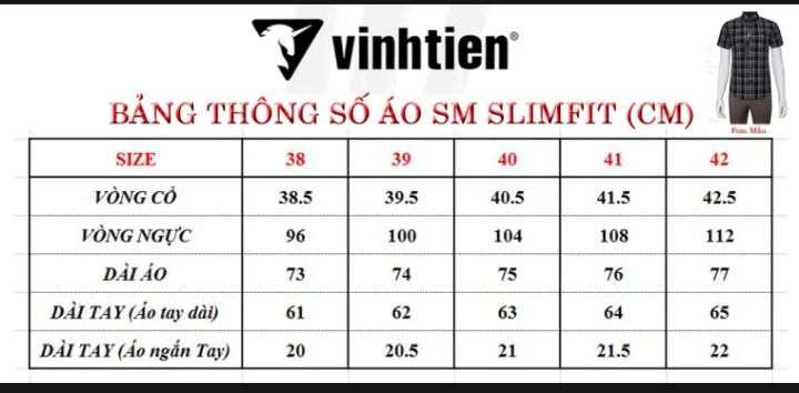 Áo Sơ Mi Trắng Vĩnh Tiến Tay Dài