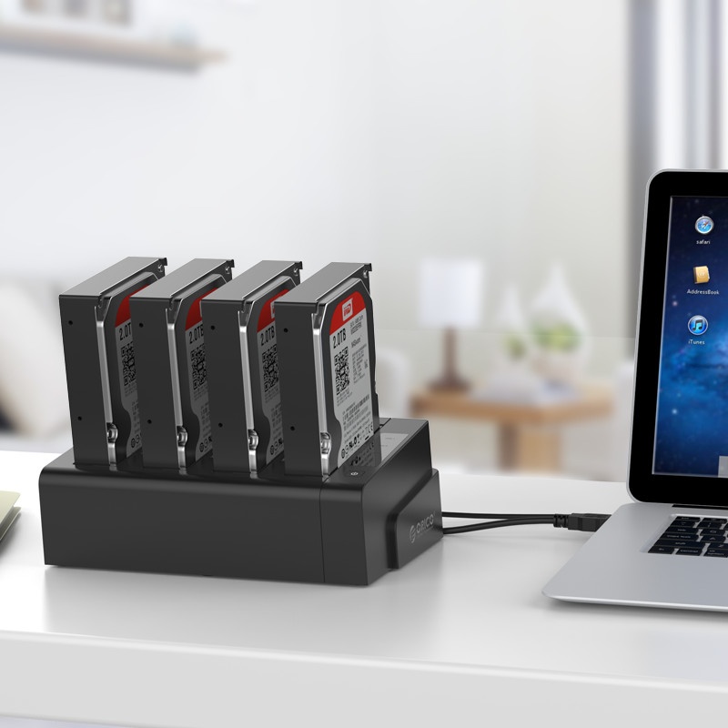 Dock ổ cứng clone 1 ra 3 USB3.0 6648US3-C - Hàng Chính Hãng