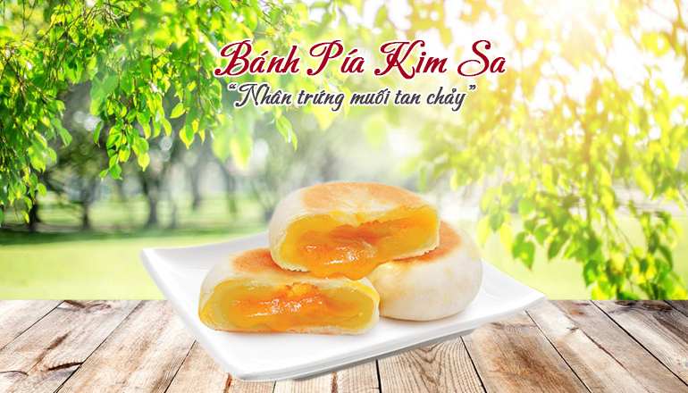 BÁNH PÍA KIM SA ĐẬU XANH (480g_12 cái)