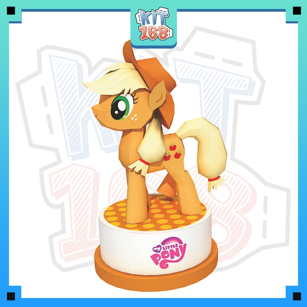 Mô hình giấy Anime Game Applejack - My Little Pony