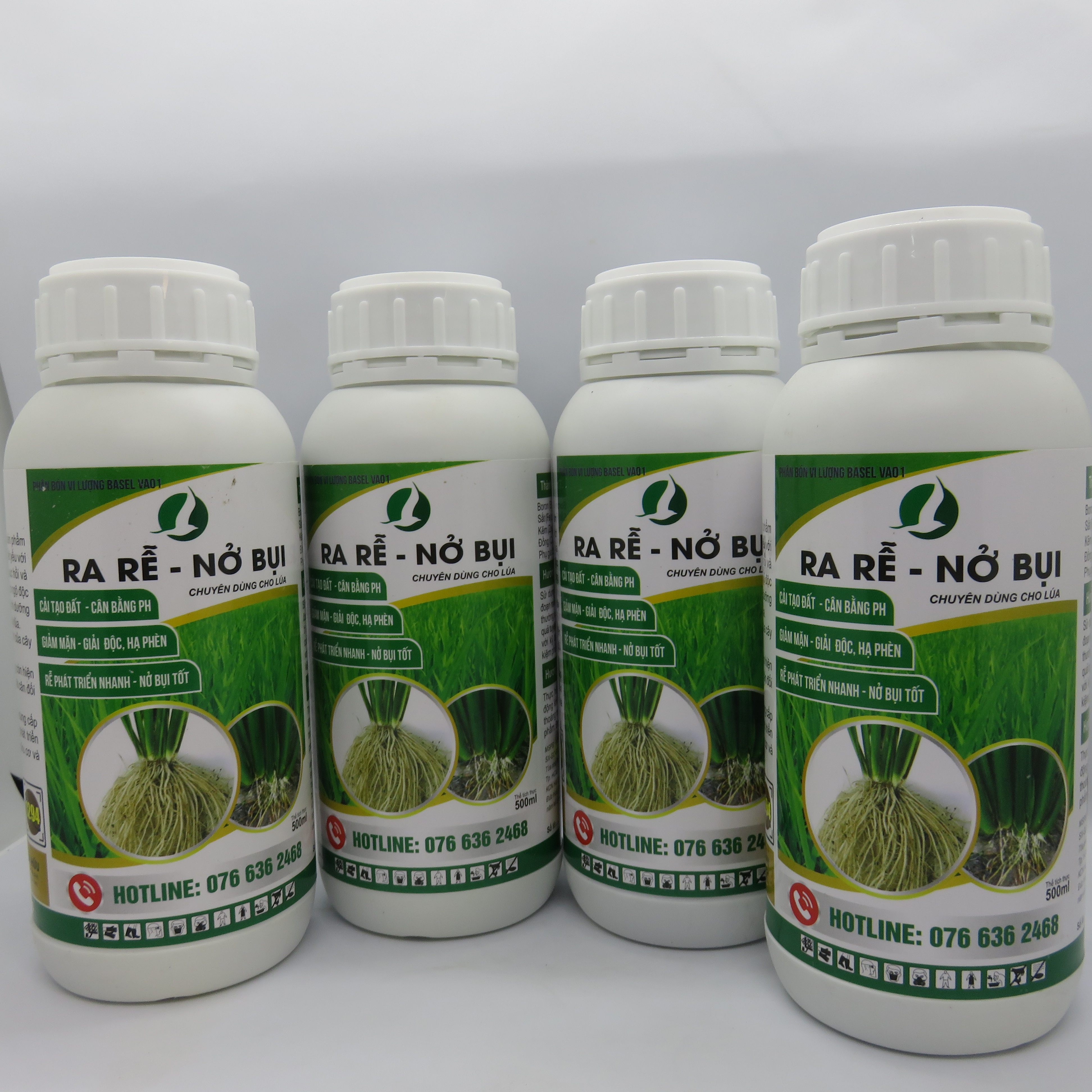 PHÂN BÓN RA RỄ NỞ BỤI CHUYÊN DÀNH CHO CÂY LÚA 500ML