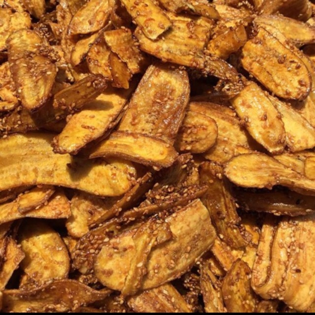 500G CHUỐI SẤY MÈ GỪNG