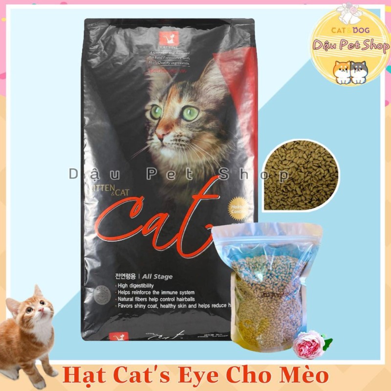 Cats eye Hàn Quốc thức ăn hạt cho mèo túi chiết, cam kết hàng đúng mô tả, chất lượng đảm bảo, an toàn cho thú cưng sử dụng