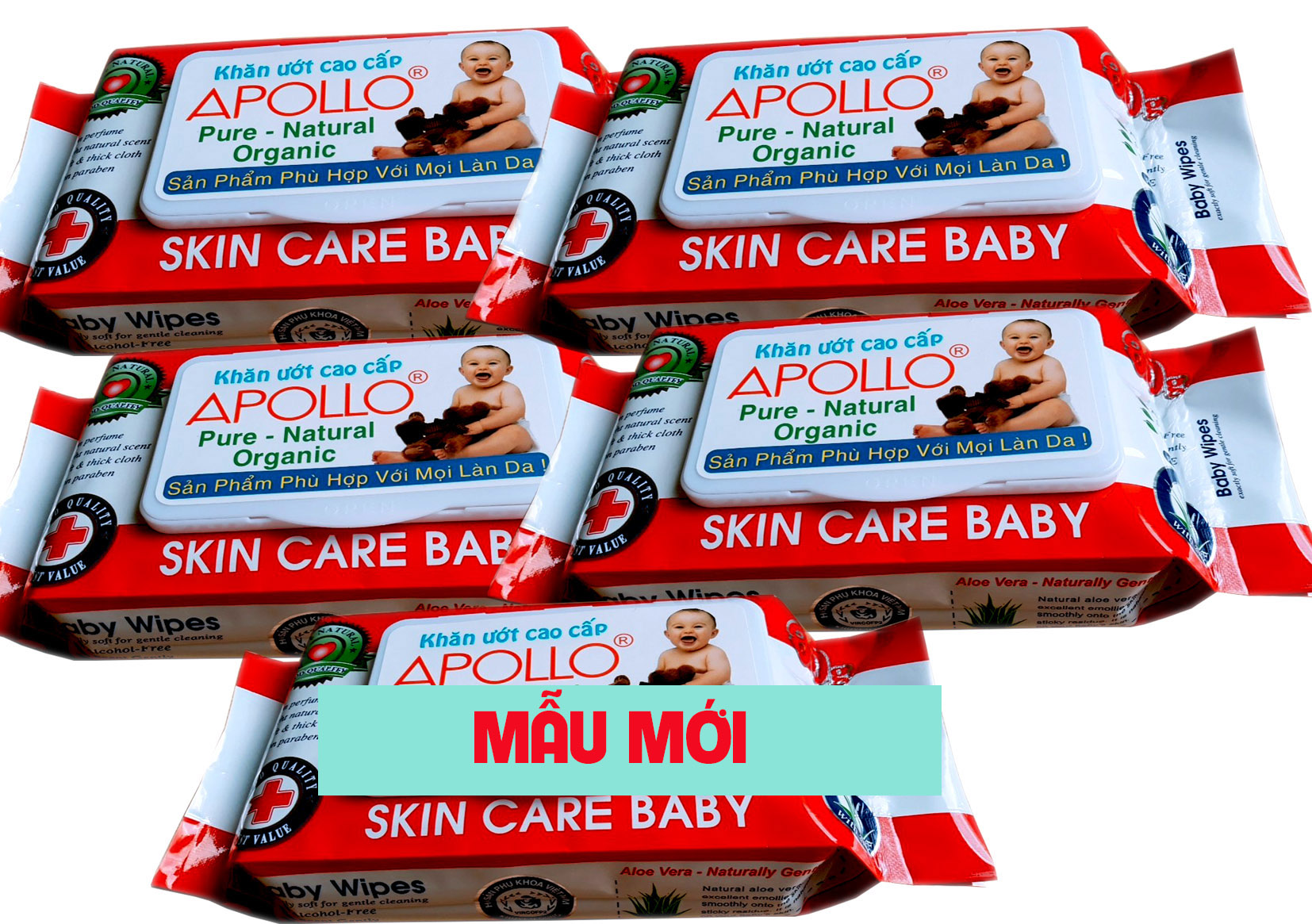 12 Gói Khăn Ướt Baby Wipes 80gr