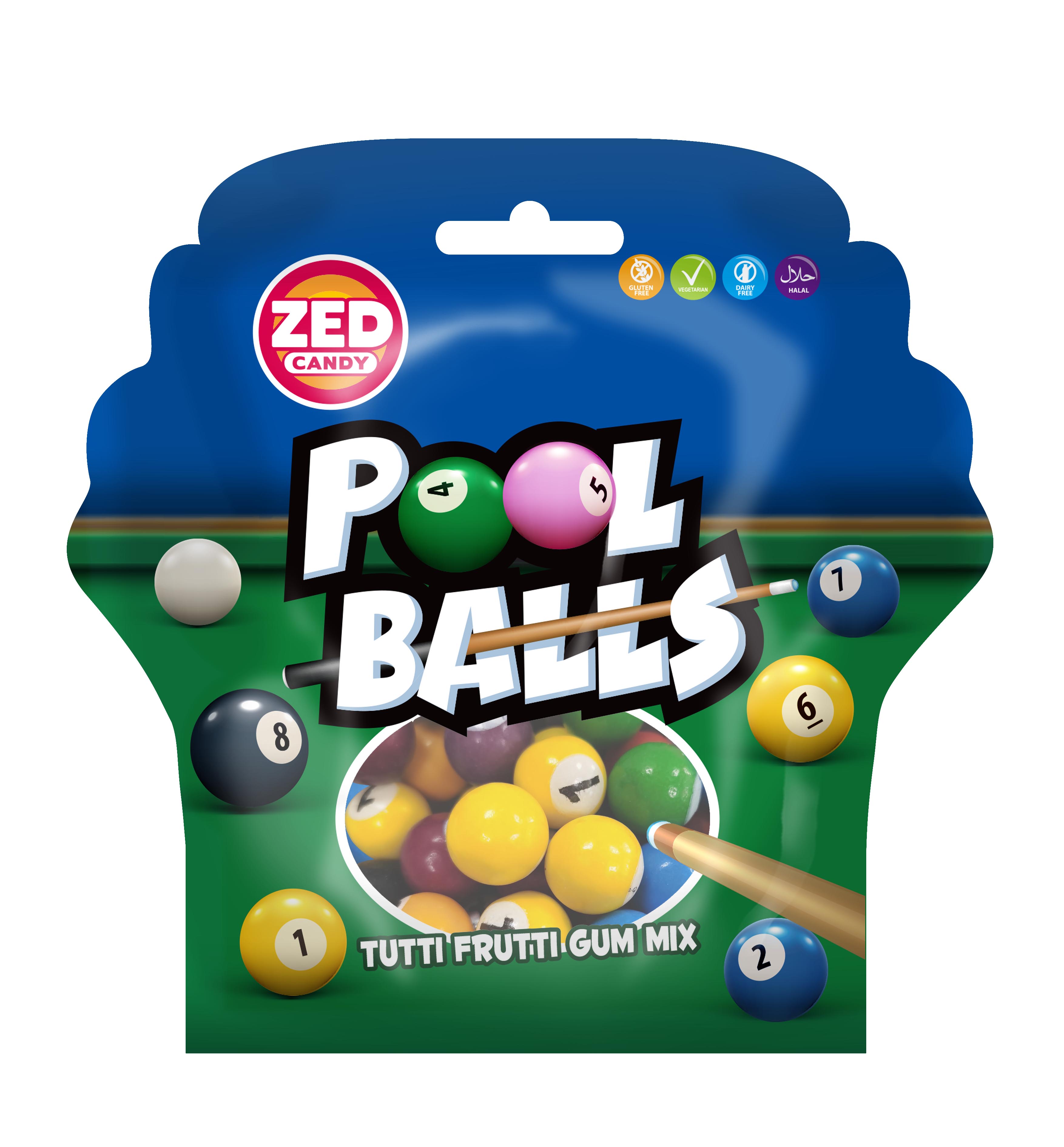 ZED Candy - Kẹo cao su Pool Balls