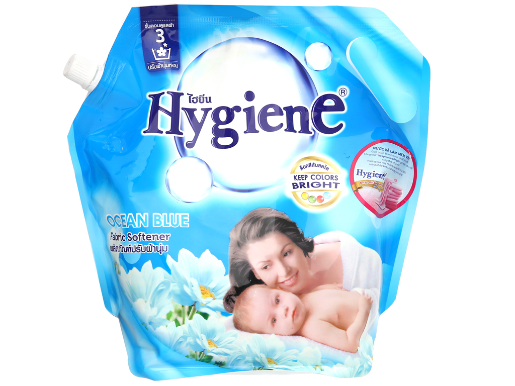 [HCM]Nước xả cho bé Hygiene Ocean Blue túi 1.8 lít