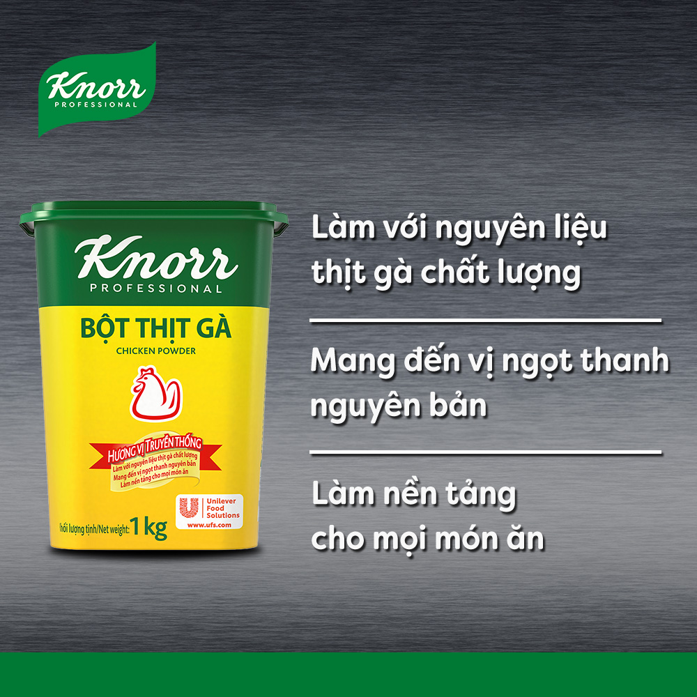 Bột thịt gà Chicken Powder Knorr hộp (1kg)