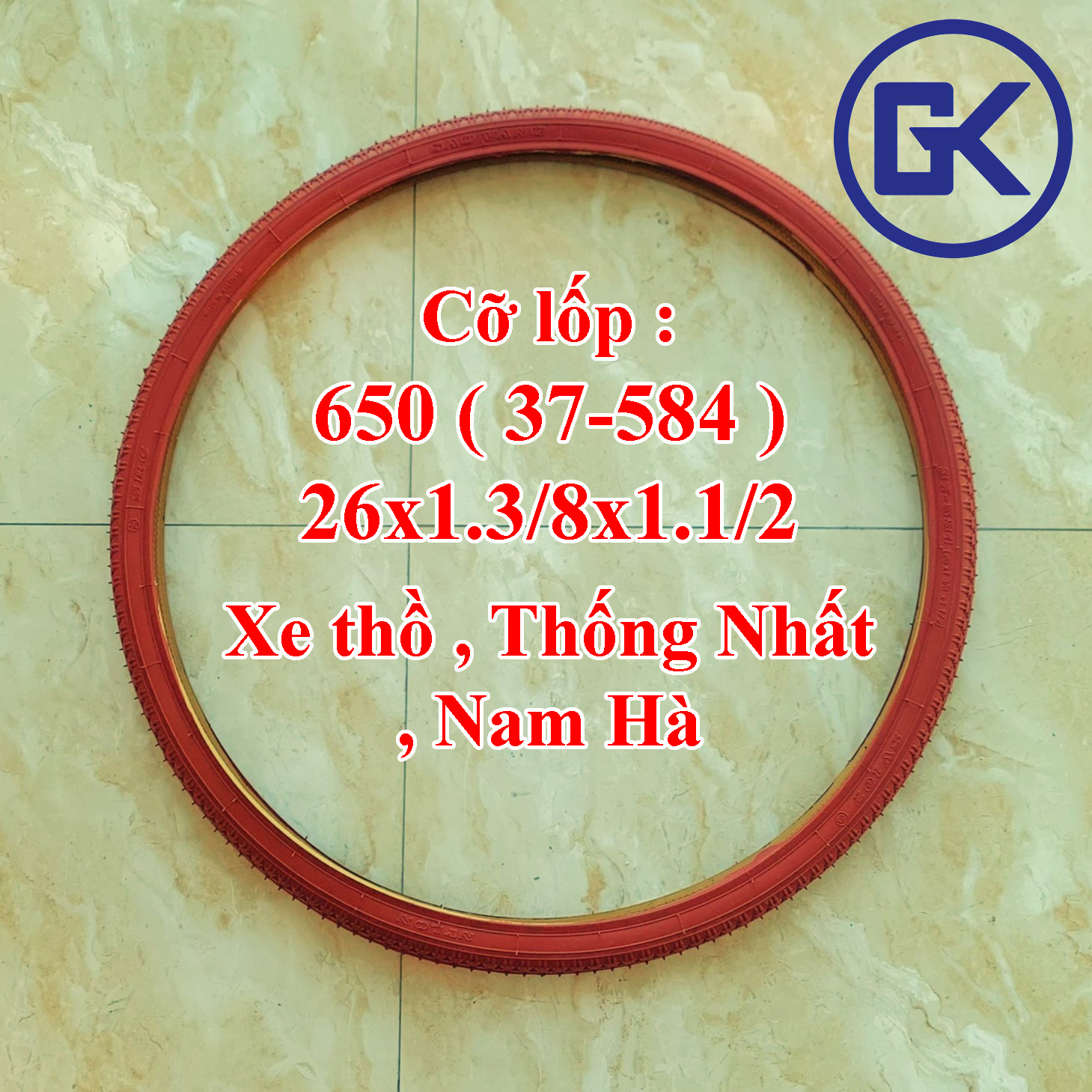 Lốp & săm xe đạp 37-584 , 26x1.3/8x1.1/2 , 650 kenda, casumia, src sao vàng
