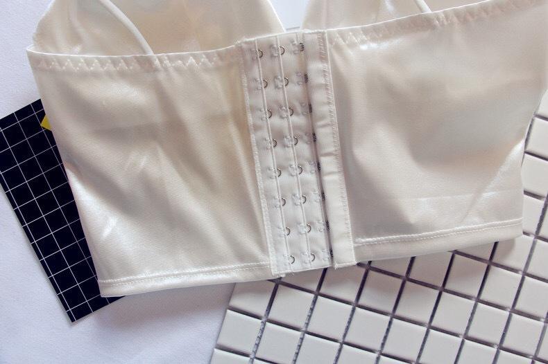 [HCM]Áo Bra Croptop phi bóng có móc cài lưng - 089
