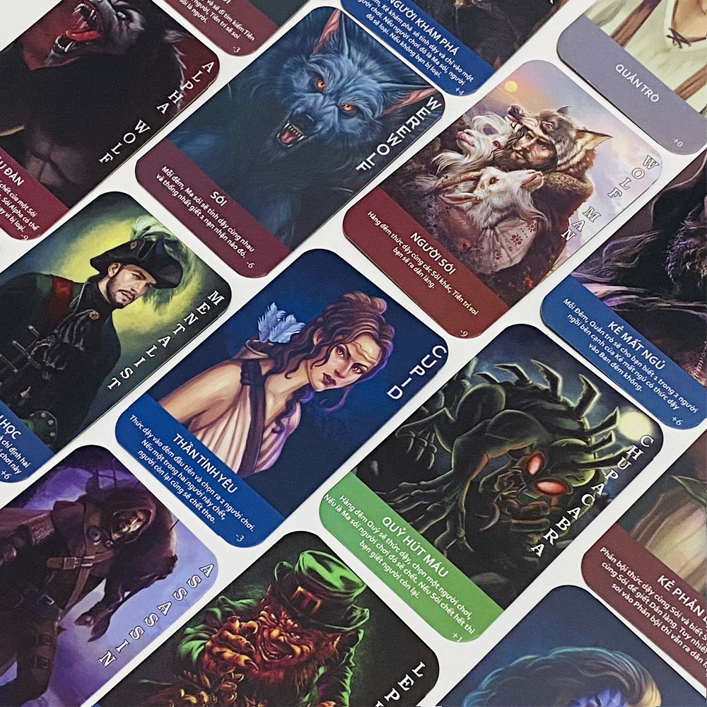 Combo Ma sói + UNO cơ bản 108 lá topboardgame