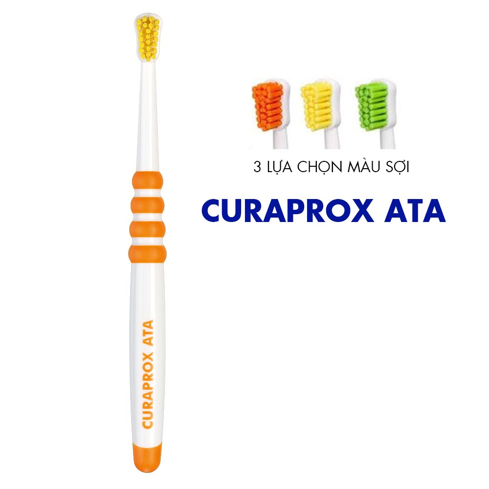 Bàn chải răng siêu mềm Curaprox ATA cho răng nhạy cảm
