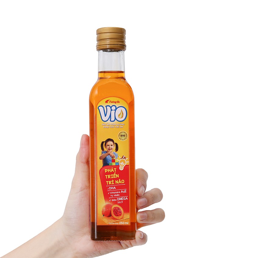 Dầu gấc cho bé Vio Extra Tường An chai 250ml