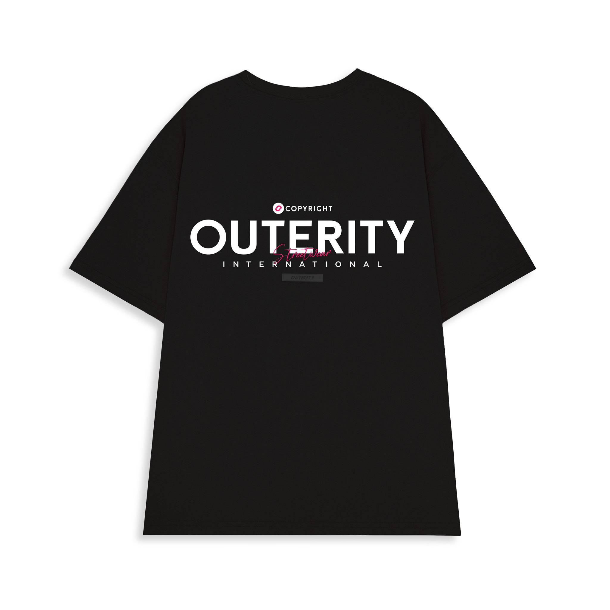 Áo thun Outerity Multifont v3.0 / Màu Đen - ORT.B 137