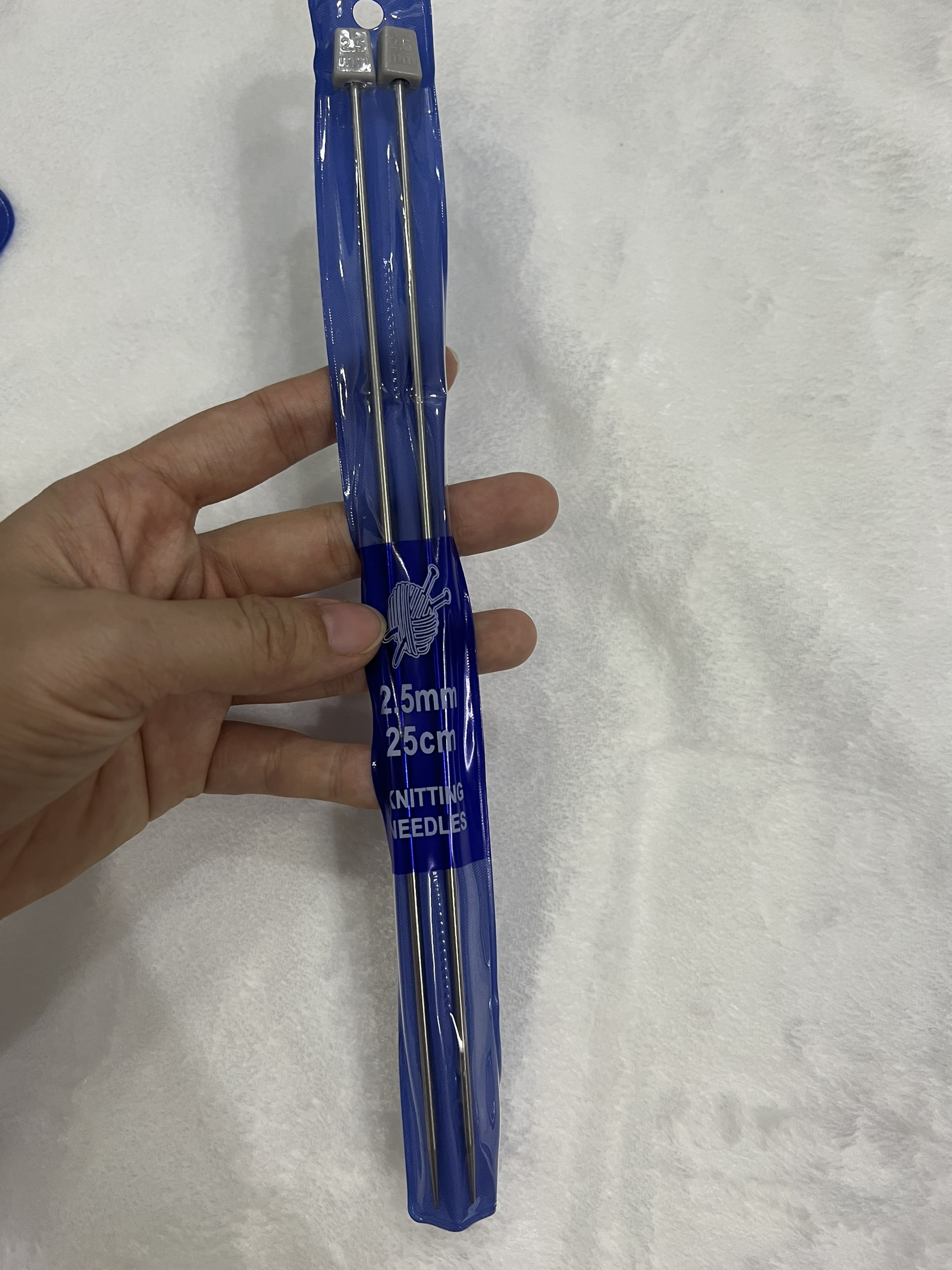 Kim đan thẳng inox 25cm bán theo cặp
