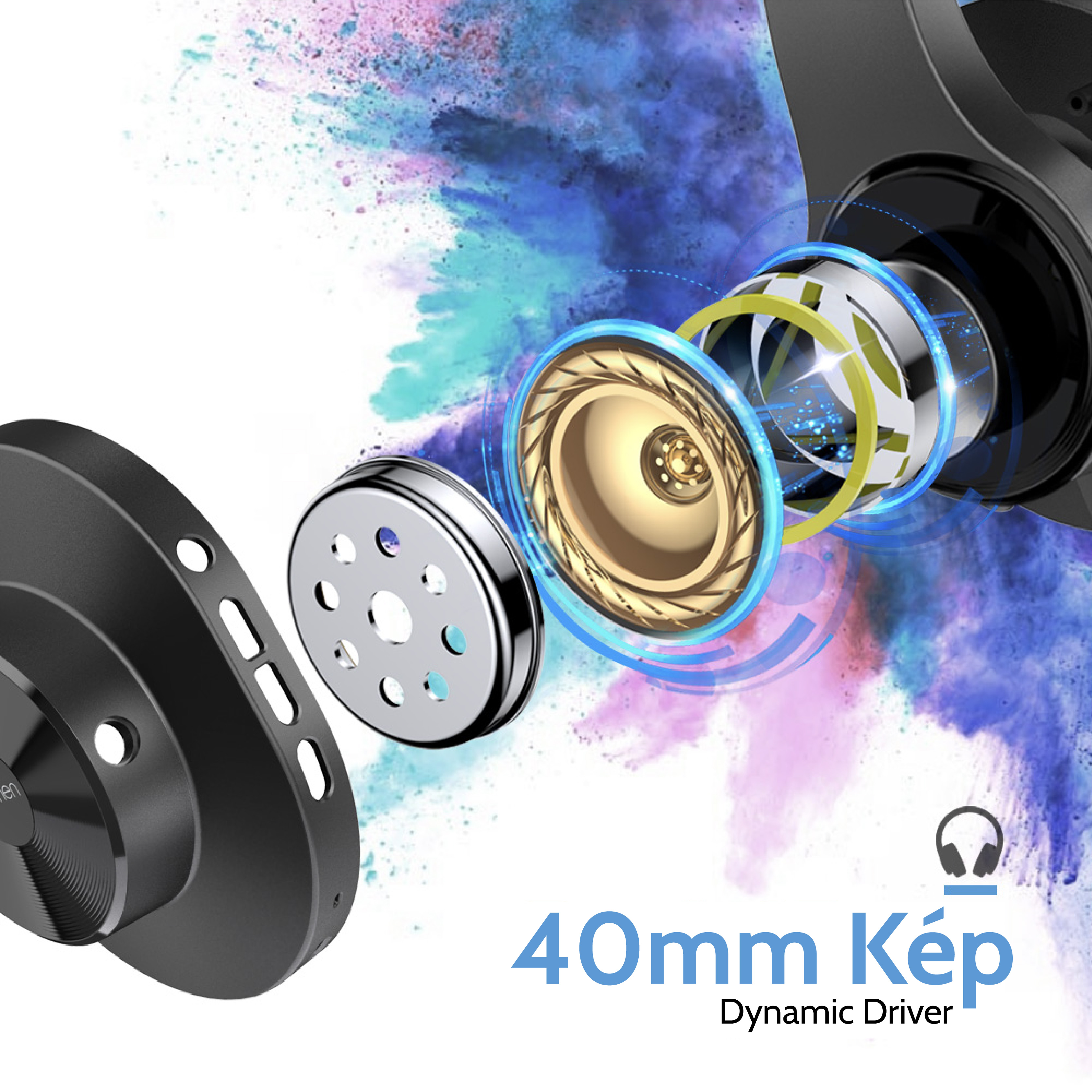Tai Nghe Bluetooth Headphone OneOdio JS18 Chính Hãng