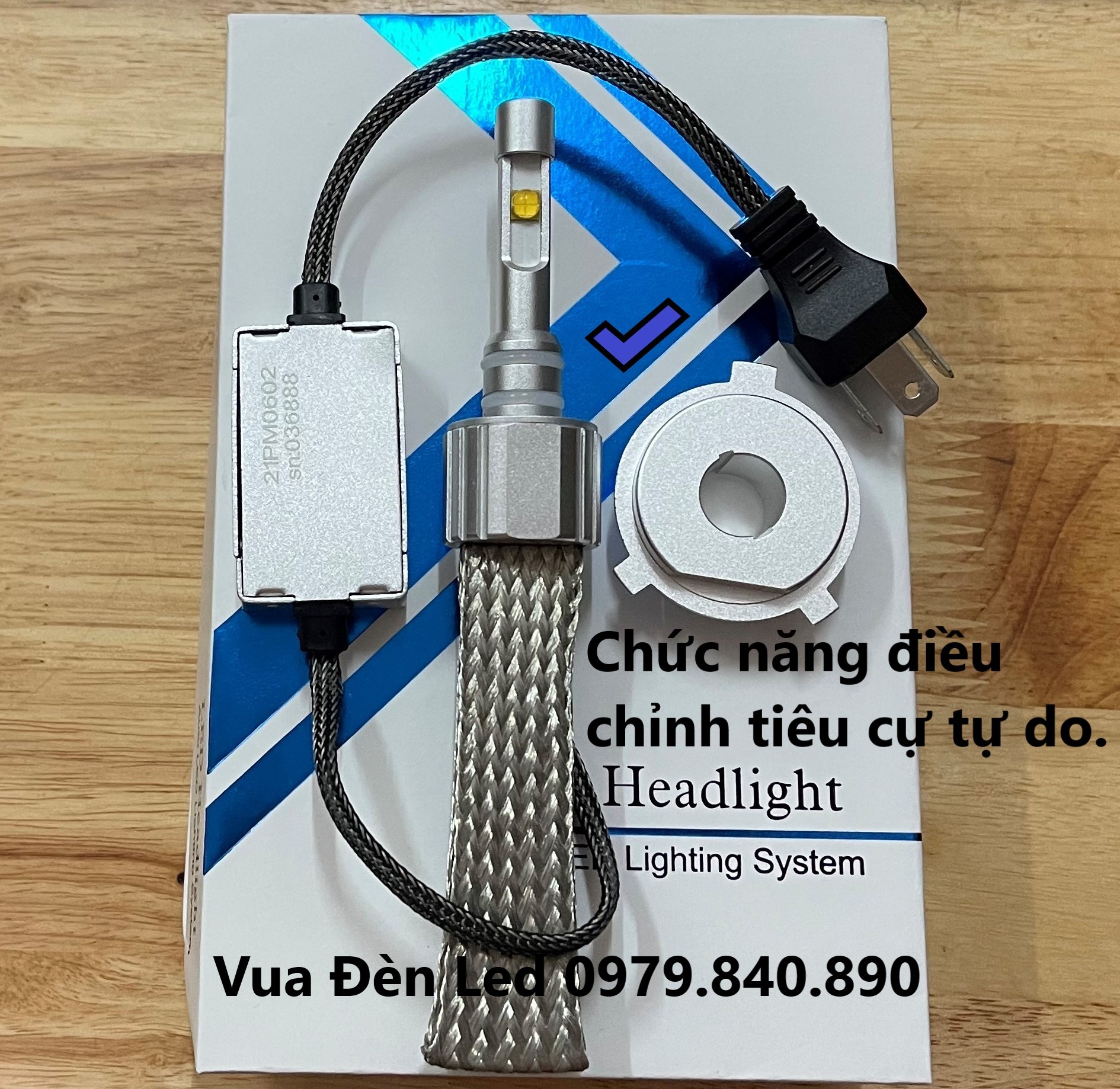 Model 2022 - 1 Bóng đèn Led siêu sáng Cree XHP50 Z50 40w