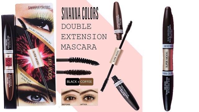 Mascara super model sivanna 2 đầu không thấm nước dày & tơi mi – thái lan