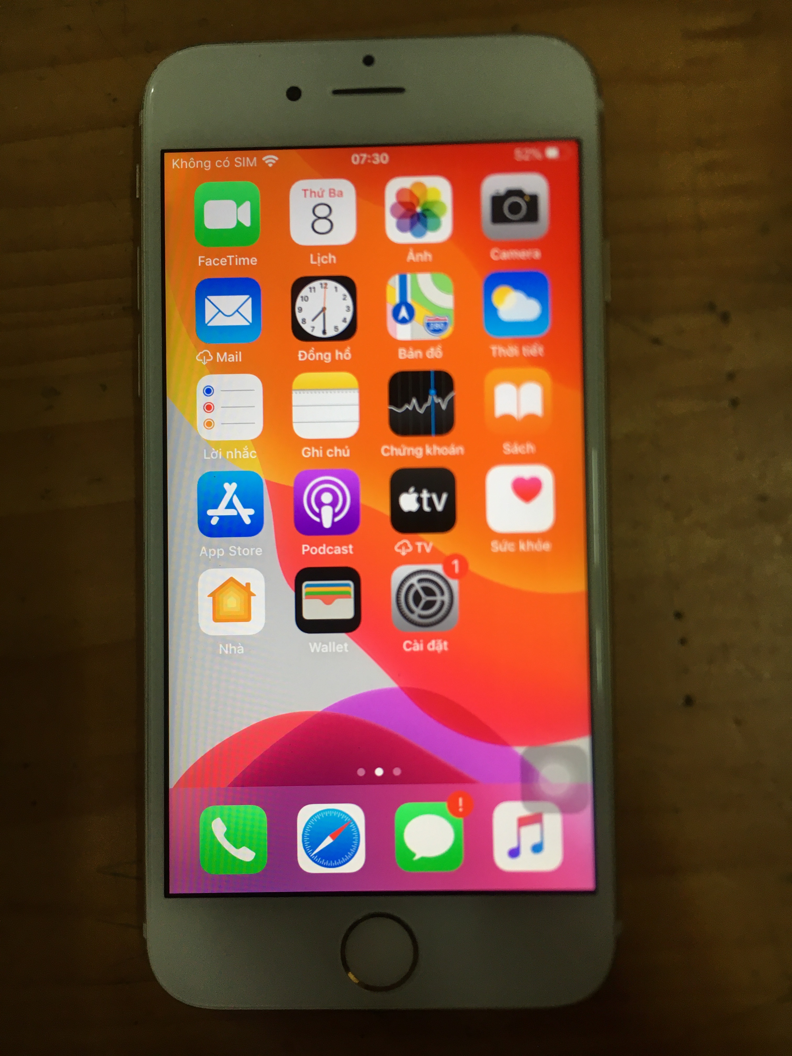 Màn hình thay thế cho iphone 6s (ép kính)