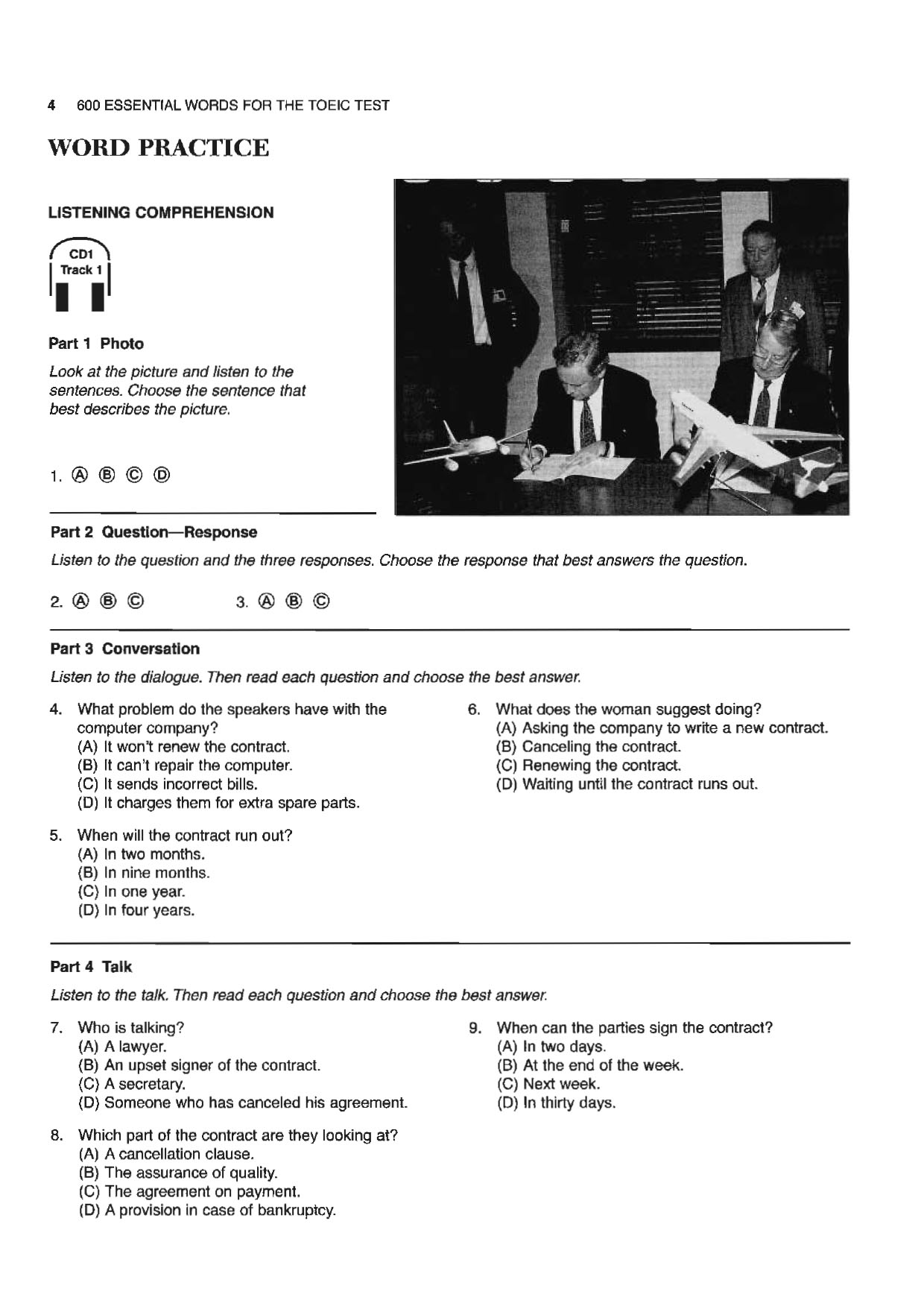sách 600 Essential Words for the TOEIC (Sách đen trắng)