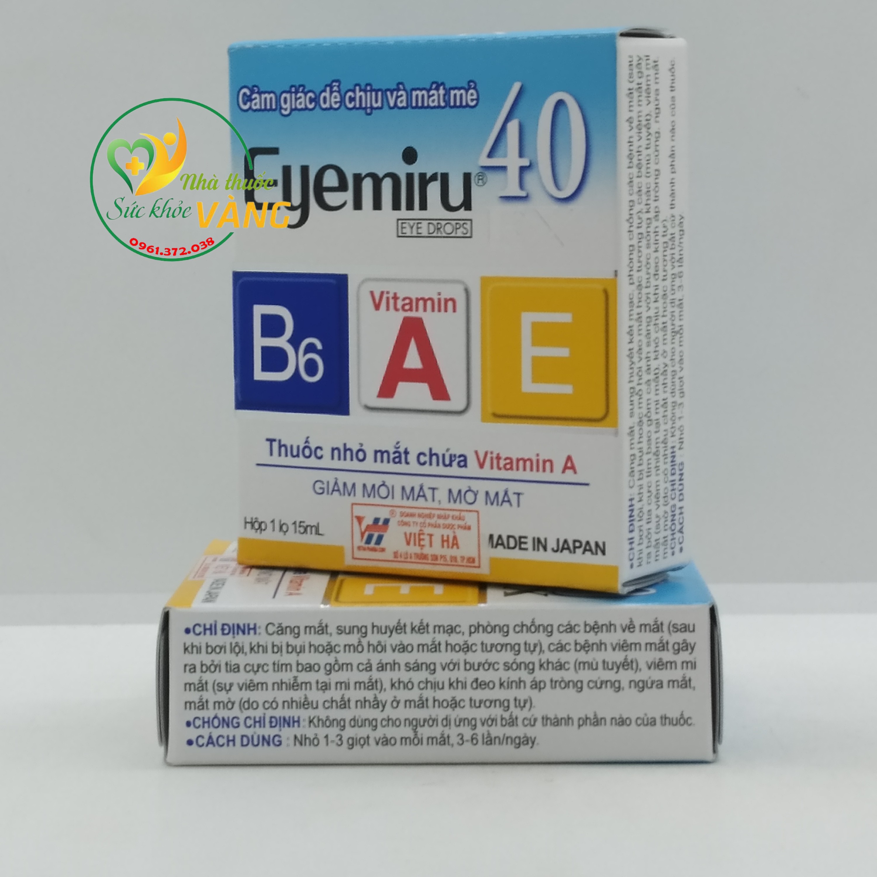 Nhỏ mắt Eyemiru 40EX lọ 15ml h