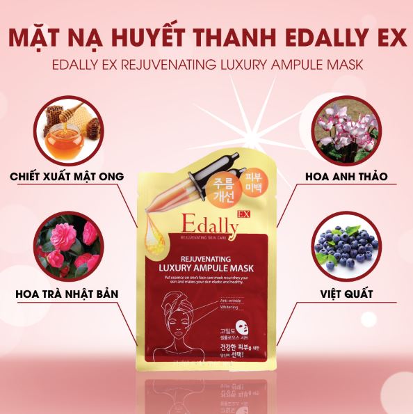 [Hàng tặng không bán] 01 Mặt nạ huyết thanh Edally EX Hàn Quốc