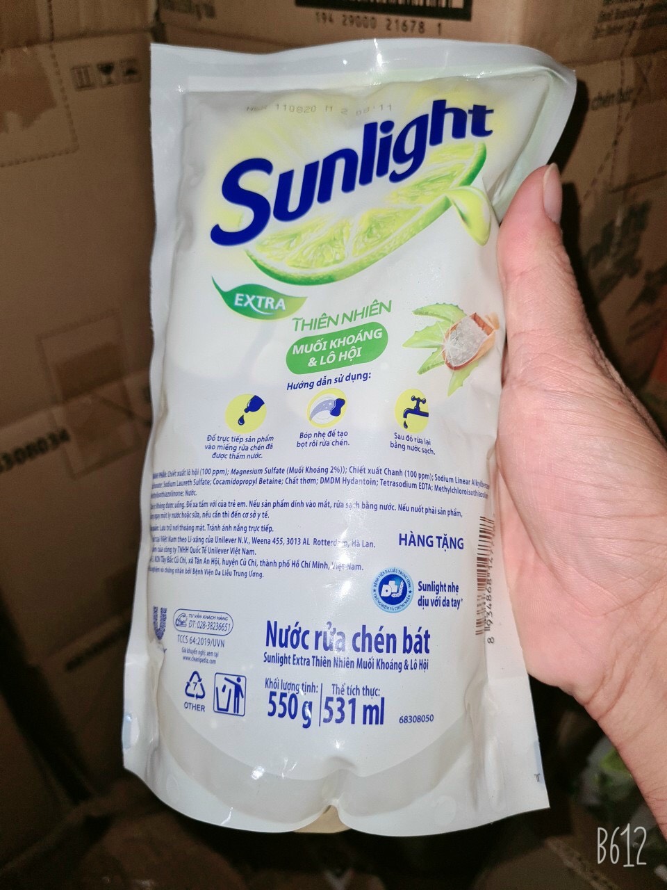[HCM]Nước rửa chén Sunlight ( comboo 4 bịch )