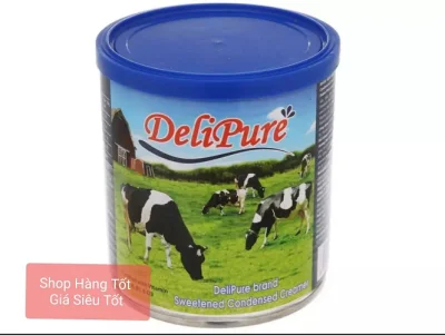 [HCM]01 thùng ( 24 lon) Sữa đặc có dường Delipure 1kg/lon( nhập khẩu từ Malaysia)