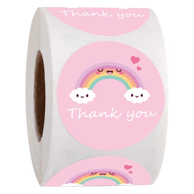 500 Tem Sticker " THANK YOU " dễ thương