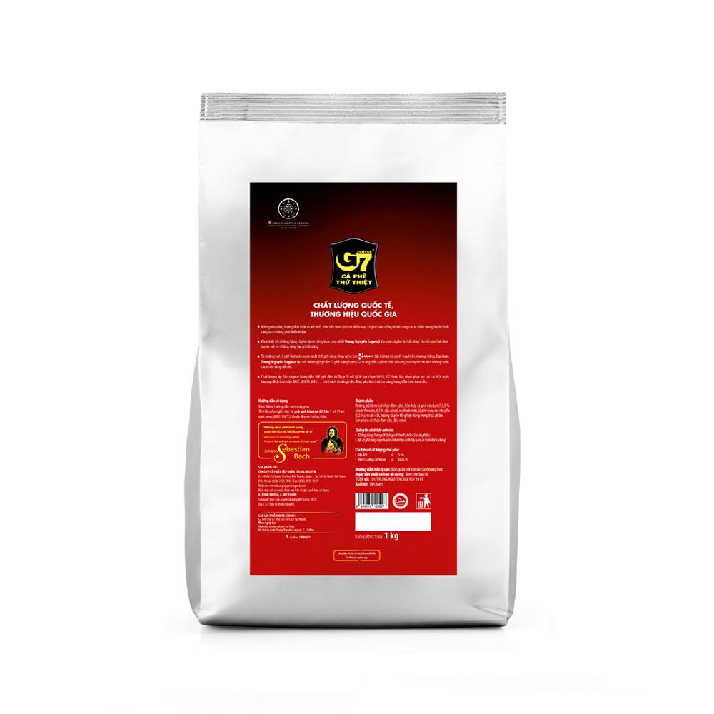 Cafe G7 3in1 Trung Nguyên-Bịch 1kg (Zin Nguyên Tem)