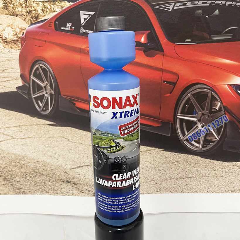 Nước rửa kính Sonax Xtreme clear view 1:100 concentrate 250ml