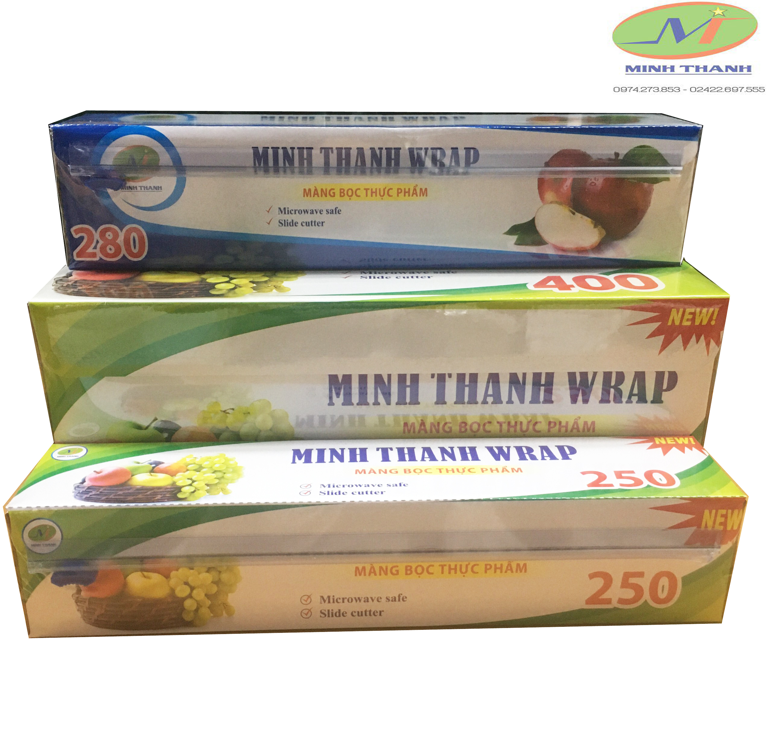 Màng bọc thực phẩm Minh Thành 30cm*250m