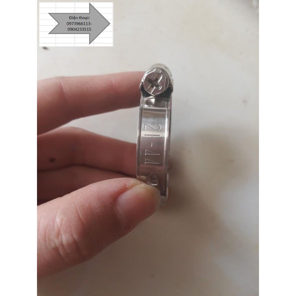 combo 10 đai xiết inox