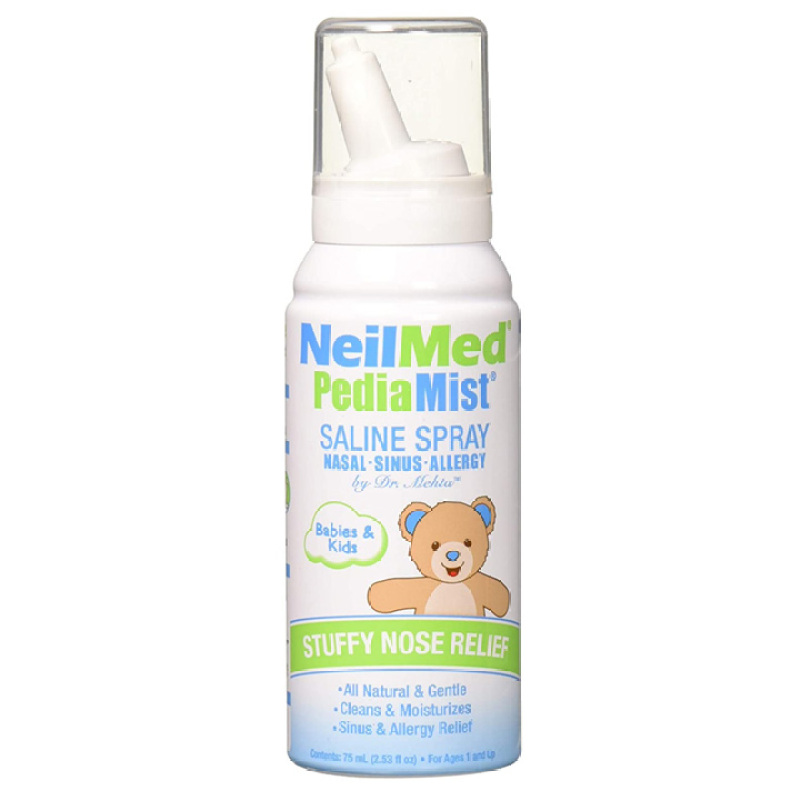 Bình xịt mũi cho bé Neilmed Pedia Mist Saline Spray 75ml cao cấp
