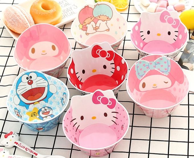 🌻TÔ BÁT HELLO KITTY DORAEMON