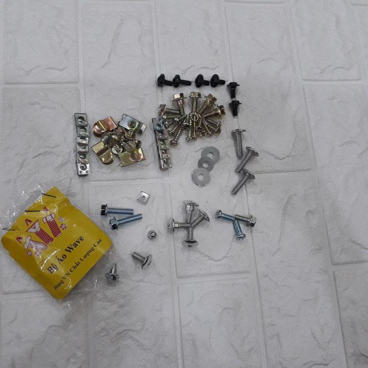 [ MUA NGAY KẺO LỠ ] Bộ ốc vỏ nhựa xe Wave nhỏ, Wave 110,Wave TQ, chuyên cung cấp phụ tùng xe máyhàng đẹp giá cả phải chăng