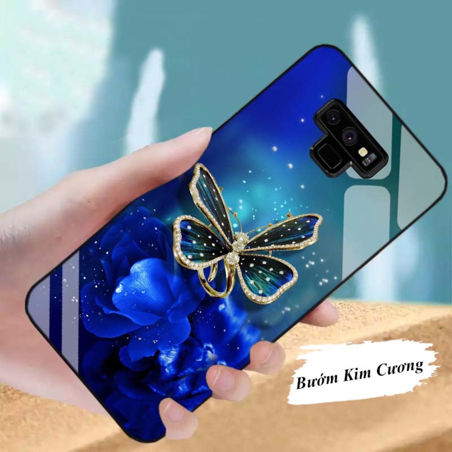 Ốp SAMSUNG NOTE 9 Lưng Kính Cường Lực Cao Cấp Mới ƞhất