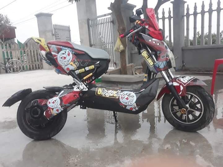 TEM TRÙM XE ĐIỆN XMEN 159B-MÀU ĐỎ