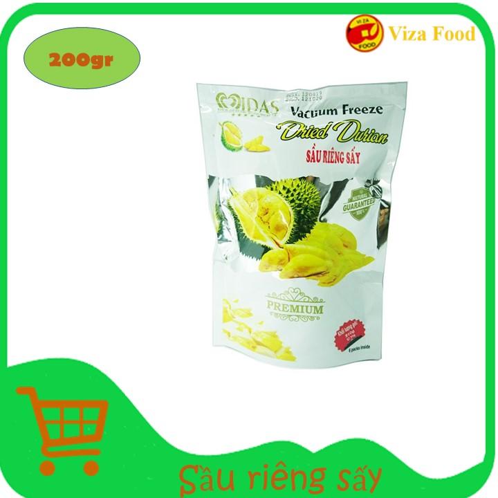 [HCM]Sầu riêng sấy khô gói 200g