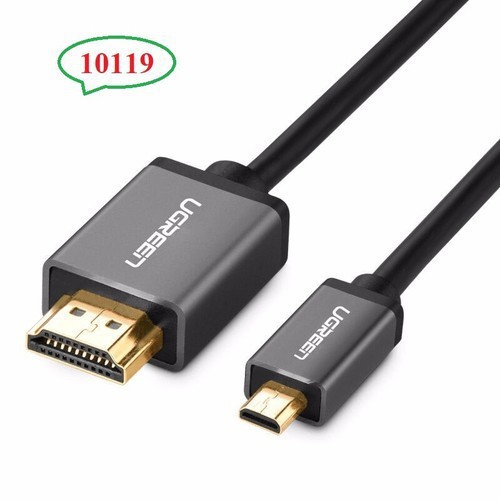 Cáp micro HDMI to HDMI 2M chính hãng UGREEN 10119