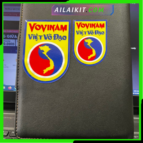 {Decan in Logo Vovinam dán Xe} Ailaikit Hàng Lưu niệm Võ thuật