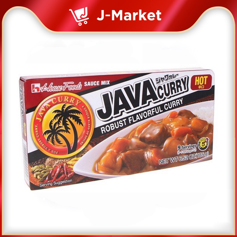 Viên sốt cà ri cô đặc vị cay vừa hiệu Java House Foods 185g