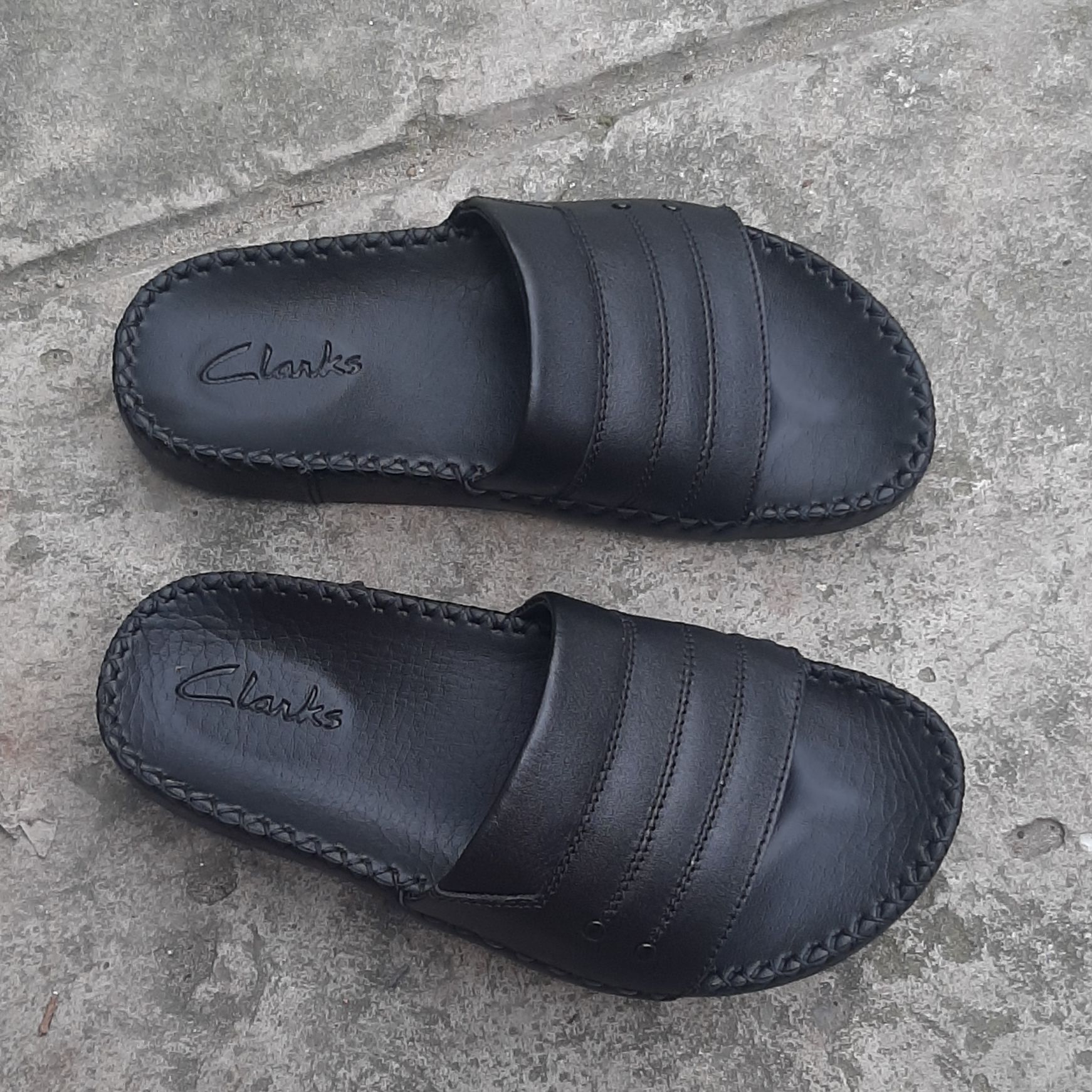 Dép nam quai ngang da bò cao cấp