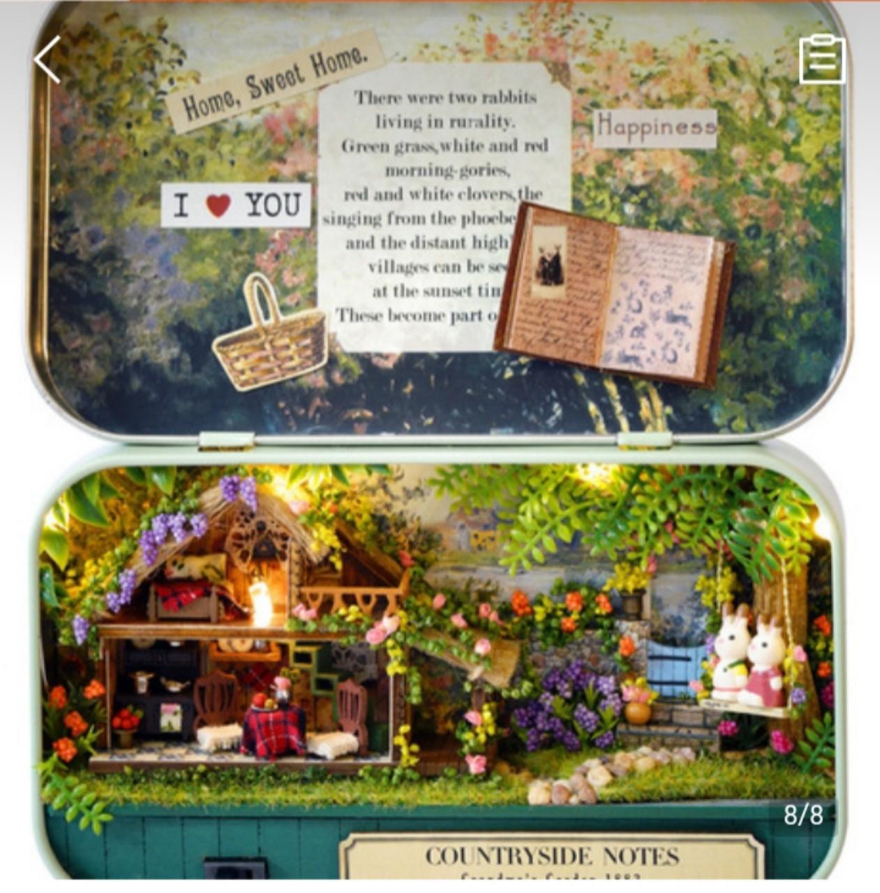 Mô Hình Nhà Gỗ DIY - Box theatre - Countryside Notes
