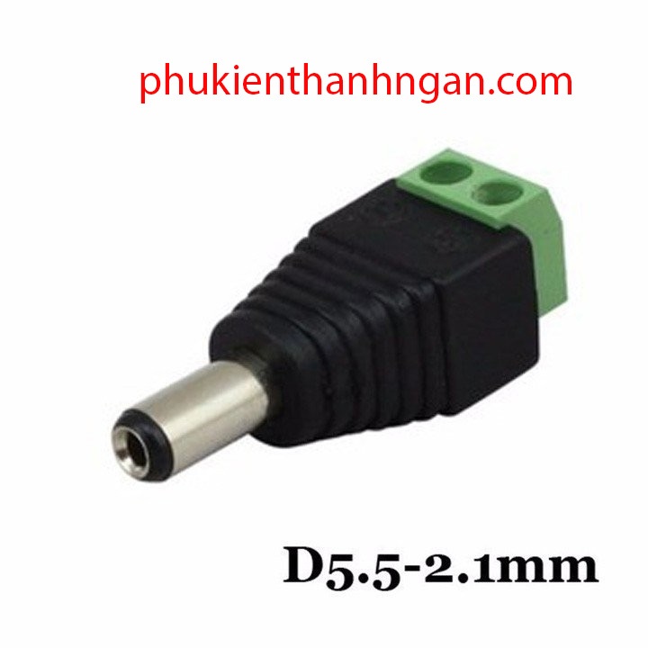 10 jack DC nguồn 12v VẶN VÍT - jack DC VẶN VÍT - jack 12v - jack nguồn camera - dc10vv