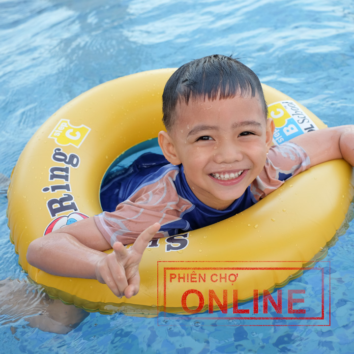 PHAO BƠI TRÒN CAO CẤP SWING RING 80cm