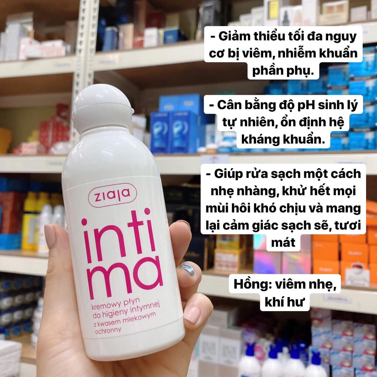 Dung dịch vệ sinh phụ nữ Intima- Ziaja -Ba Lan