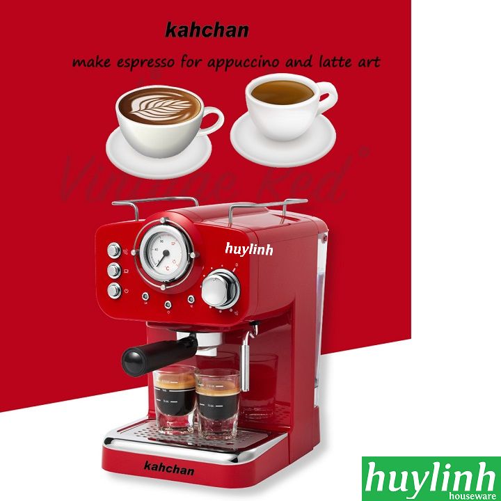 [HCM][Trả góp 0%]Máy pha cà phê Kahchan EP9139 - espresso - cappuccino