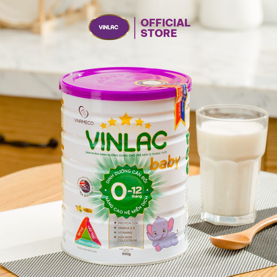 Sữa bột Vinlac Baby (số 0) 900g