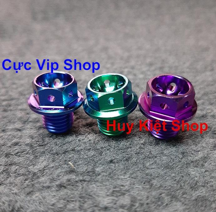Ốc chân kiếng titanium gr5 vương miện 10 ly ms2242