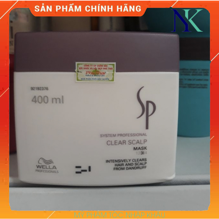 [HCM]Hấp Dầu Làm Sạch Da Đầu Sp Clear Scalp Mask 400Ml